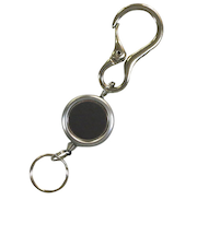 スイング（SWING）　レザーパッチリールキー　ダークブラウン