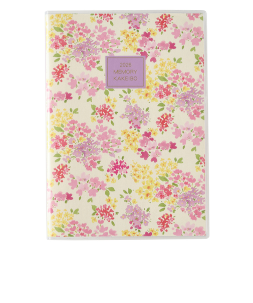 【2025年12月始まり】　ペイジェム（PAGEM　by　NOLTY）　メモリー家計簿　ローラアシュレイ　A5　週計タイプ　7713　アメリ　月曜始まり