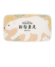 ツキネコ　ステイズオン　おなまえ　SZ‐NAM‐01　ホワイト