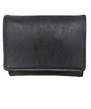 アウ（A＿W）　三つ折り財布　AP－009　ブラック