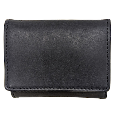 アウ（A＿W）　三つ折り財布　AP－009　ブラック