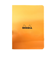 ロディア（RHODIA）　クラシック　ホチキス留めノートA5　方眼　オレンジ　cf119184