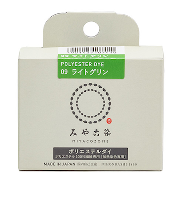みやこ染　ポリエステルダイ　ライトグリン　20g