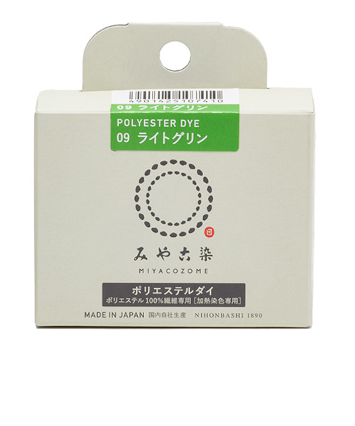 みやこ染　ポリエステルダイ　ライトグリン　20g
