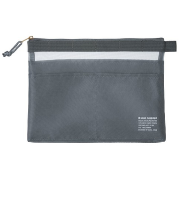 クレイド（kleid）　メッシュキャリーポーチ　8471-01　チャコール