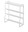 山崎実業　タワー（tower）　スリムスパイスラック　4段　8144　ホワイト