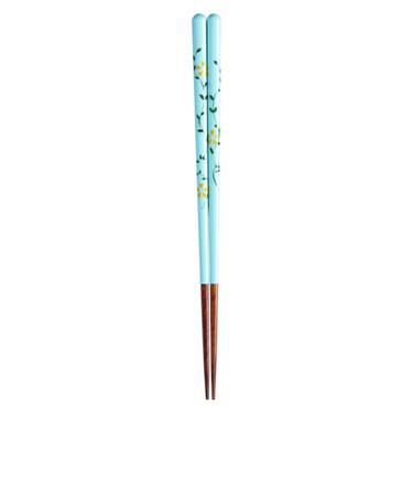 カワイ　食洗箸　凛花　23cm　水色
