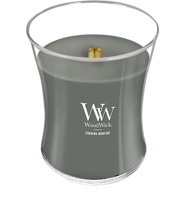 カメヤマ　WoodWick　ジャーキャンドル　M　イブニングバンファイア