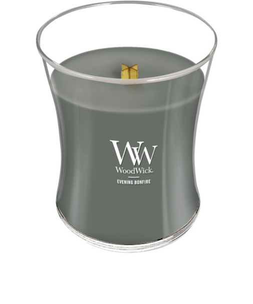 カメヤマ　WoodWick　ジャーキャンドル　M　イブニングバンファイア