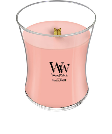 カメヤマ　WoodWick　ジャーキャンドル　M　コースタルサンセット