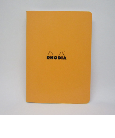 ロディア（RHODIA）　クラシック　ステイプルドノート　横罫　オレンジ