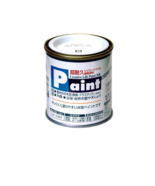 アサヒペン　水性ペイント　1/12L　白