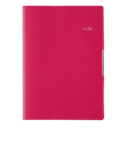 【2025年12月始まり】　ペイジェム（PAGEM　by　NOLTY）　ペイジェムマンスリー　グラース　B6-i　マンスリーブロック　2517　レッド　月曜始ま