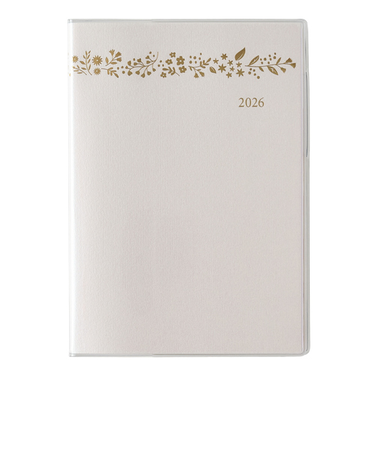 【2025年12月始まり】　ペイジェム（PAGEM　by　NOLTY）　ペイジェムマンスリー　B6-i　アイダにメモ　マンスリーブロック　2643　ホワイト　日