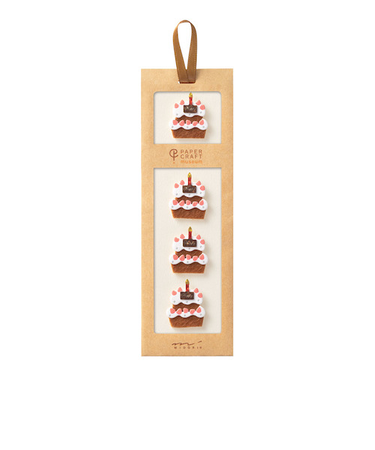 ミドリ（MIDORI）　PCM　モチーフシール　82407006　バースデーケーキ柄