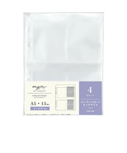 リヒトラブ（LIHIT　LAB.）　ミファ（myfa）　コレクションポケット　4ポケット　A5　N－3342　15枚入