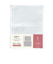 リヒトラブ（LIHIT　LAB.）　ミファ（myfa）　コレクションポケット　2ポケット　A5　N－3341　15枚入