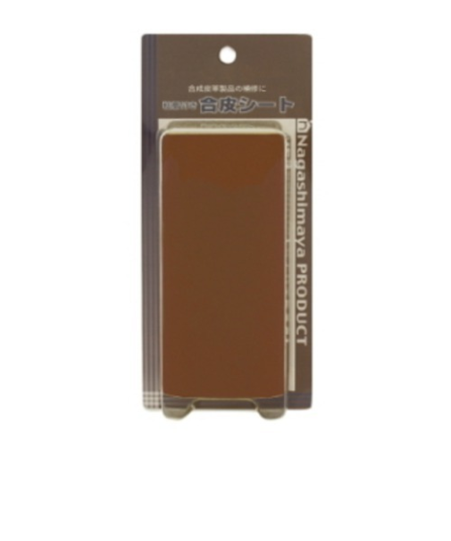 粘着付き合皮シート　キャメル