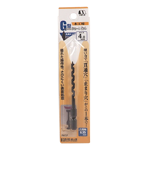 スターエム　木工ドリルG型ショート　4.0mm