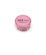 mt　1P　MT01D564　細かいギンガムチェック・ピンク