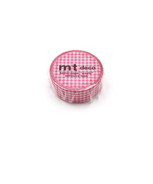 mt　1P　MT01D564　細かいギンガムチェック・ピンク