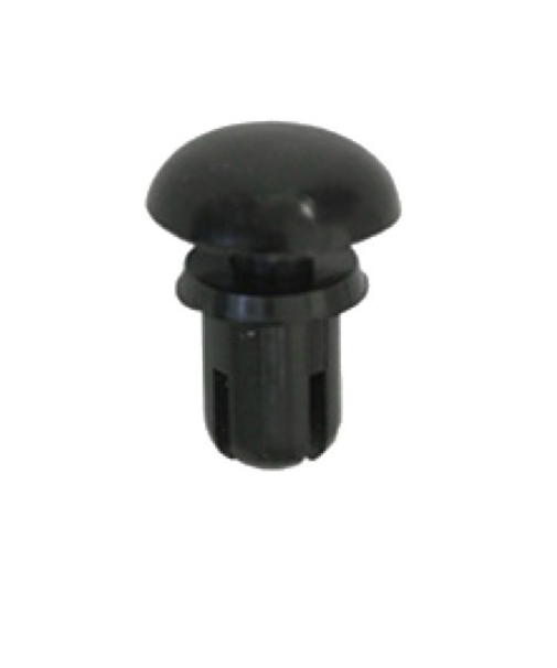 八幡ねじ　ナイロンプッシュリベット　黒　5×6.5