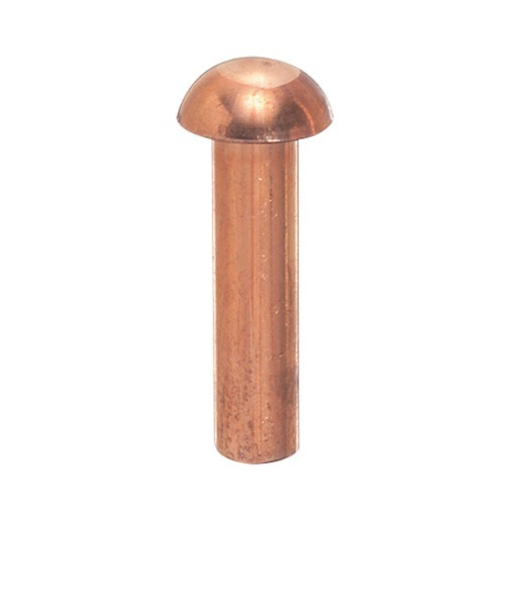 八幡ねじ（YAHATA）　銅丸リベット　2×4