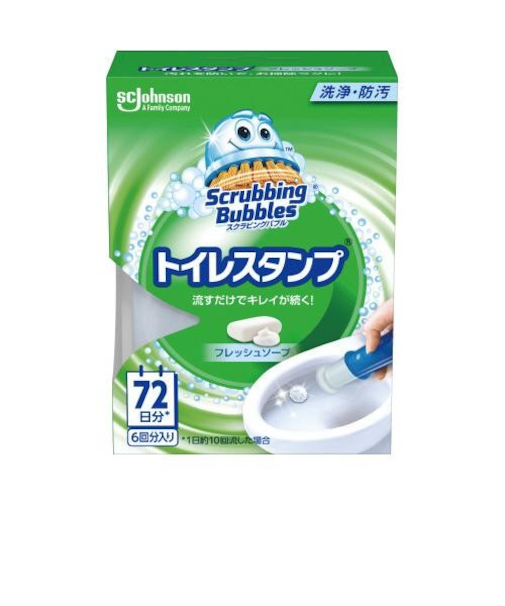 ジョンソン　スクラビングバブル　　トイレスタンプ　フレッシュソープ　本体　38g