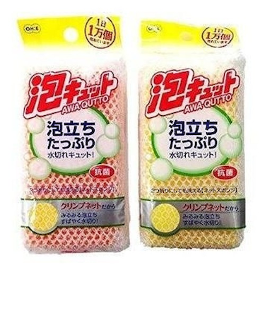 オーエ　泡キュット　ネットスポンジ