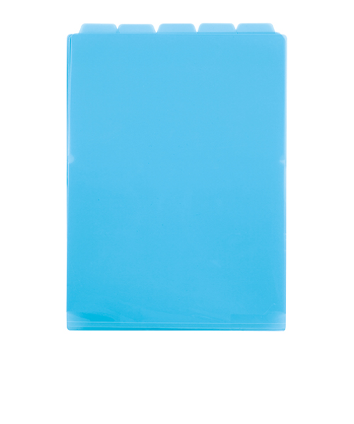 セキセイ　アフティフ　5インデックスフォルダー　A4　タテ　ACT－915　ブルー