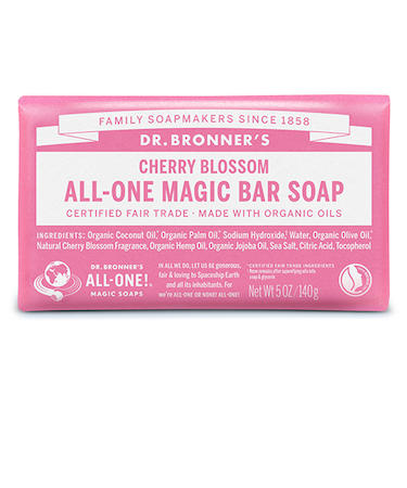 ドクターブロナー（DR.BRONNER’S）　マジックソープバー　チェリーブロッサム　140g