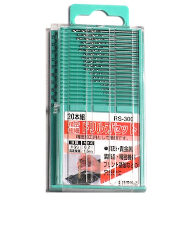 ビッグマン（BIGMAN）　マイクロドリルセット　20pcs　RS－300　20本組
