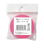 トーヨー　紙テープ　1P　113128　桃