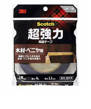 3M　スコッチ　超強力両面テープ　木材・ベニア用　SMZ‐19R　19mm×4m
