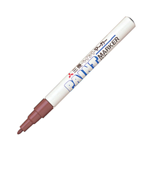 三菱鉛筆　ペイントマーカー　細字　PX－21　茶