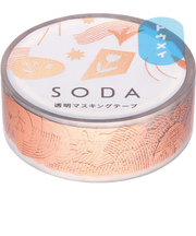 キングジム（KING　JIM）　ソーダ（SODA）　透明マスキングテープ　CMTH15－006　カケラ