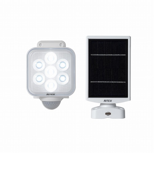 ムサシ（musashi）　LEDソーラーセンサーライト　S－110L　5W×1灯