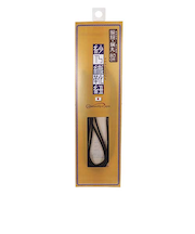 紗乃織靴紐　編紐　蝋丸　茶　80cm
