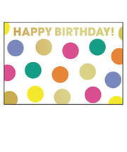 グリーティングライフ FunFunバースデーカード YY-28 ドット