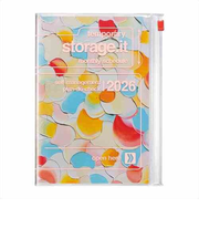 【2025年12月始まり】　マークス（MARK'S）　ストレージイット　岡村芳樹　B6変型　マンスリーブロック　26WDR-CMU05-YE　オレンジ・パンチ　