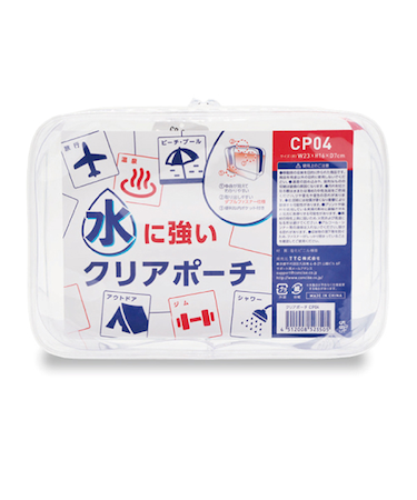 コンサイス　水に強いクリアポーチ　CP04