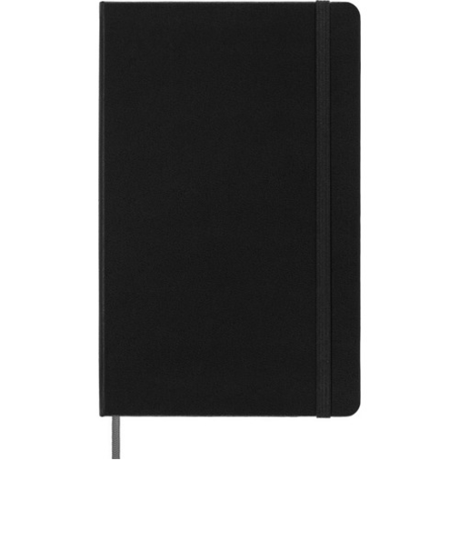 モレスキン（MOLESKINE）　スマートノートブック　ハードカバー　横罫　ラージ　ブラック