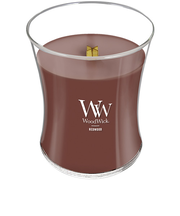 カメヤマ　WoodWick　ジャーキャンドル　M　レッドウッド
