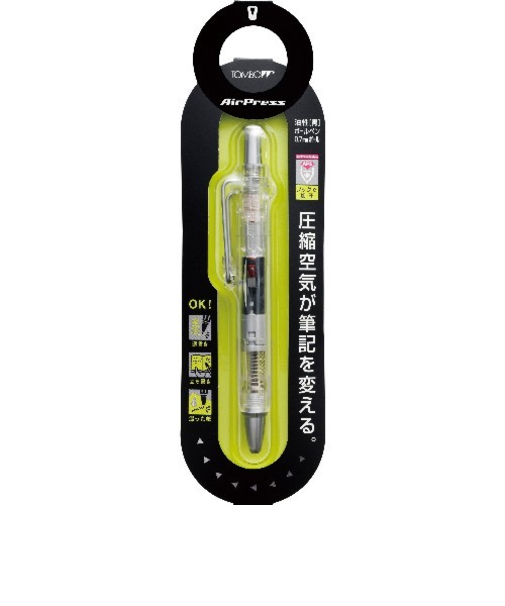 トンボ鉛筆（Tombow）　加圧式油性ボールペン　エアプレス　0.7mm　BC‐AP20　透明