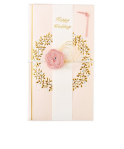 マルアイ　hanaemi　リース金封　ピンク