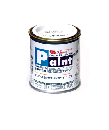 アサヒペン　水性ペイント　1/12L　パールホワイト