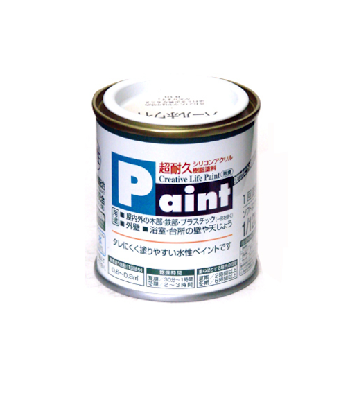 アサヒペン　水性ペイント　1/12L　パールホワイト