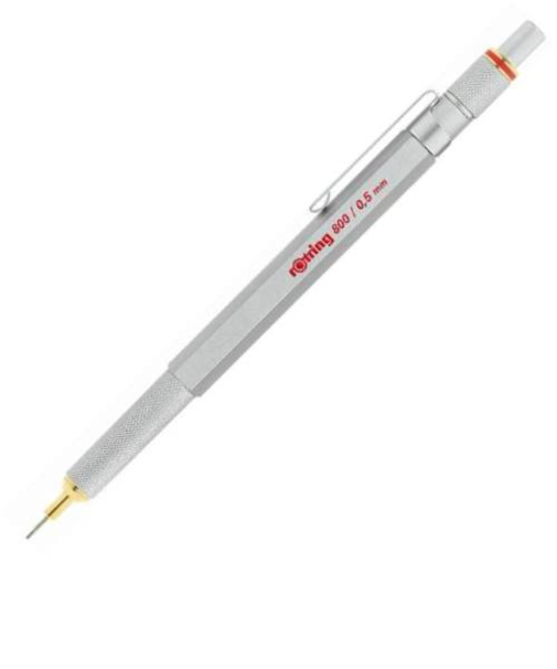 ロットリング（rOtring）　800　メカニカルペンシル　0.5mm　シルバー
