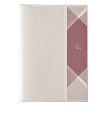 【2025年12月始まり】　ペイジェム（PAGEM　by　NOLTY）　王様のブランチ×ペイジェム　B6-i　ウィークリーバーチカル　2251　ローズグレー　月