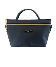 パサージュ・ボワ（Passage　Bois）　エコフォルテ　ファスナーポケットS　ブラック／ゴールド